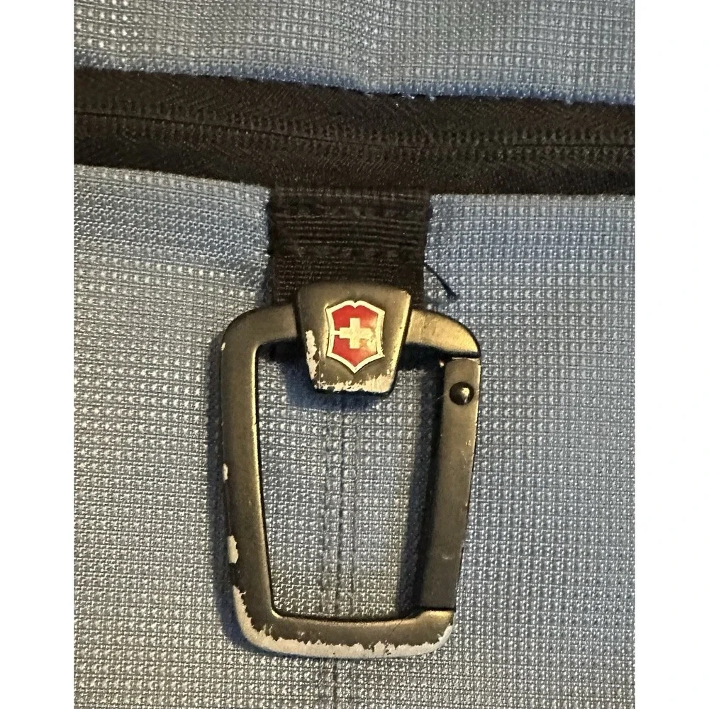 Victorinox Swiss Army Messenger Shoulder Bag Black/Blue Laptop Adjustable Straps